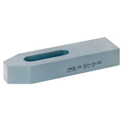 Spanneisen DIN 6314 f.T Nut 12 14 16mm L.100mm AMF Spanneisen DIN 6314 f.T Nut 12 14 16mm L.100mm AMF
