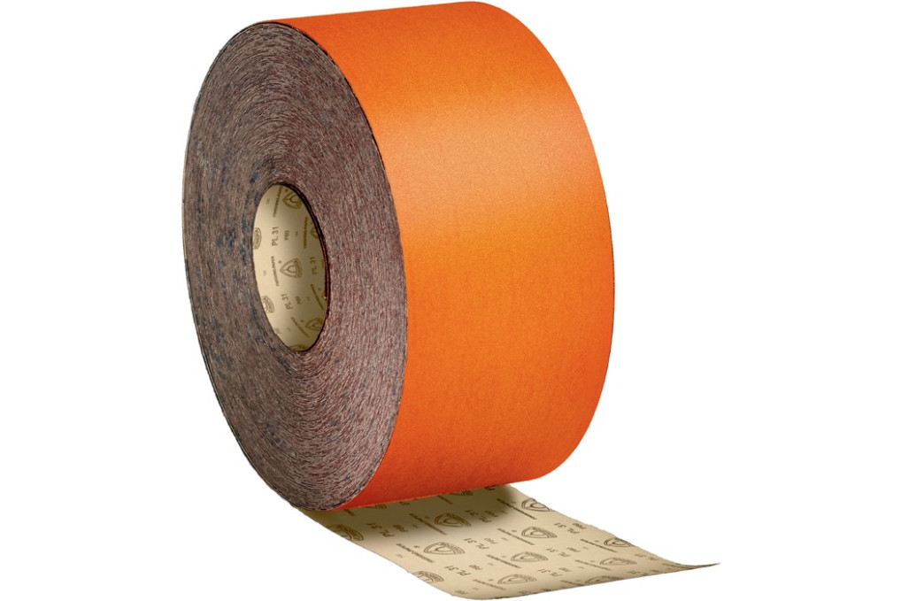 Schleifrolle PL 31 B 115mm K.120 f.Farbe Lack Spachtel Holz Korund KLINGSPOR