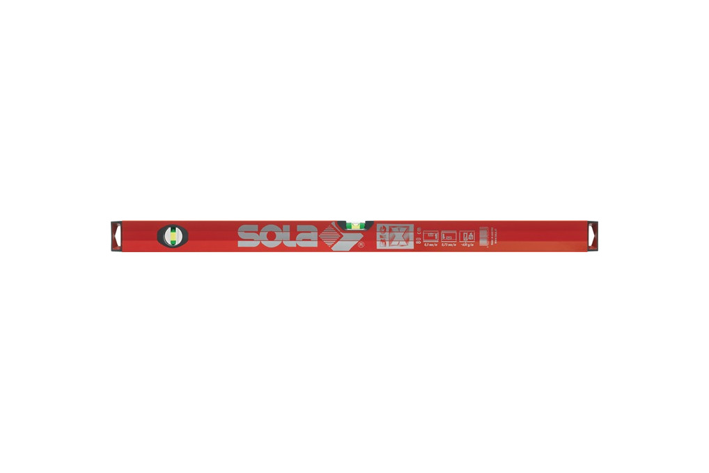 Wasserwaage BIG X 50cm Alu.rot ± 0,5 mm m 0 SOLA Wasserwaage BIG X 50cm Alu.rot ± 0,5 mm m 0 SOLA