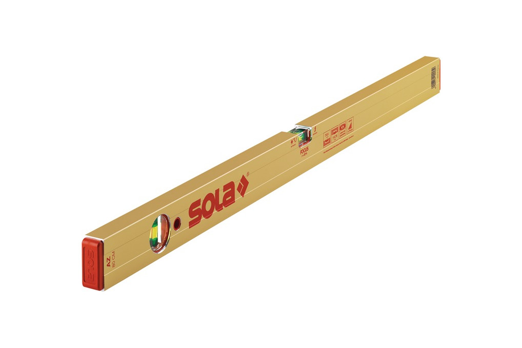 Wasserwaage AZ 200cm Alu.gold 0,5 mm m SOLA