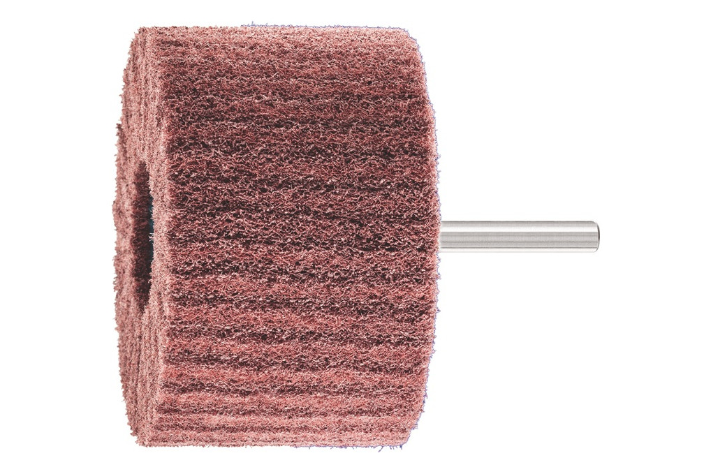 Fächerschleifer POLINOX PNL Ø80xH25mm K.360 Alu.Schaft D.6mm PFERD