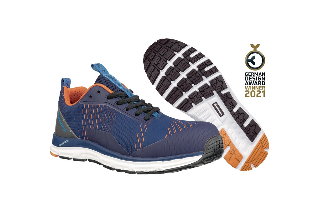 Sicherheitsschuh AER55 IMPULSE BLUE LOW Gr.42 blau orange S1P ESD HRO SRA
