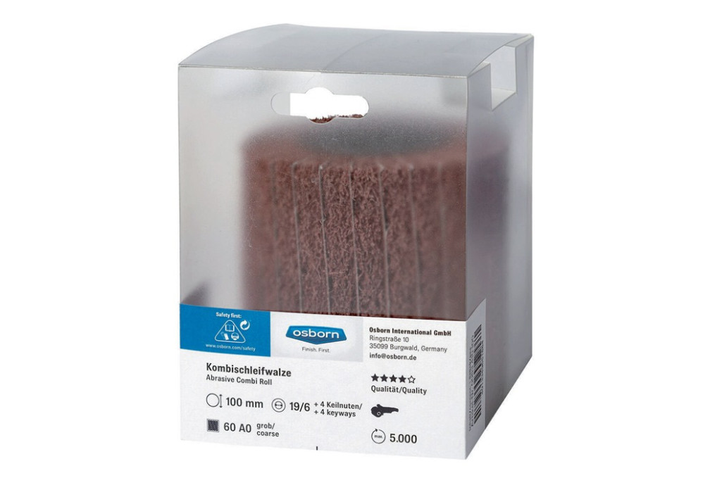 Schleifwalze Superior 180 m.4 Keilnuten Ø100xB100mm OSBORN Schleifwalze Superior 180 m.4 Keilnuten Ø100xB100mm OSBORN