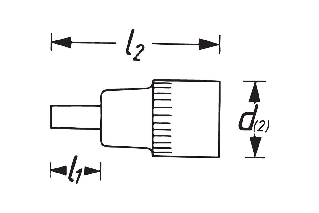 Steckschlüsseleinsatz 8802 T15 3 8 Zoll 6 kant SW T45 L.43,5mm HAZET