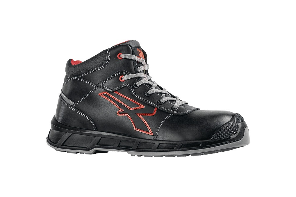 Sicherheitsstiefel Sting Gr.44 W.11 schwarz rot S3S CI FO SR ESD