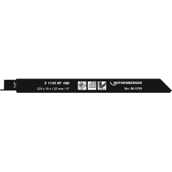 Säbelsägeblatt S 1130 RF L.225mm B.20mm 5 St. Karte ROTHENBERGER Säbelsägeblatt S 1130 RF L.225mm B.20mm 5 St. Karte ROTHENBERGER