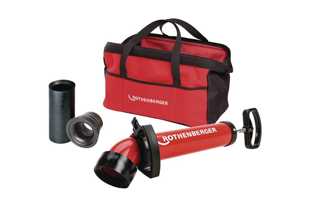 Saug Druckreiniger ROPUMP SUPER PLUS Set mit 3 Adaptern ROTHENBERGER Saug Druckreiniger ROPUMP SUPER PLUS Set mit 3 Adaptern ROTHENBERGER