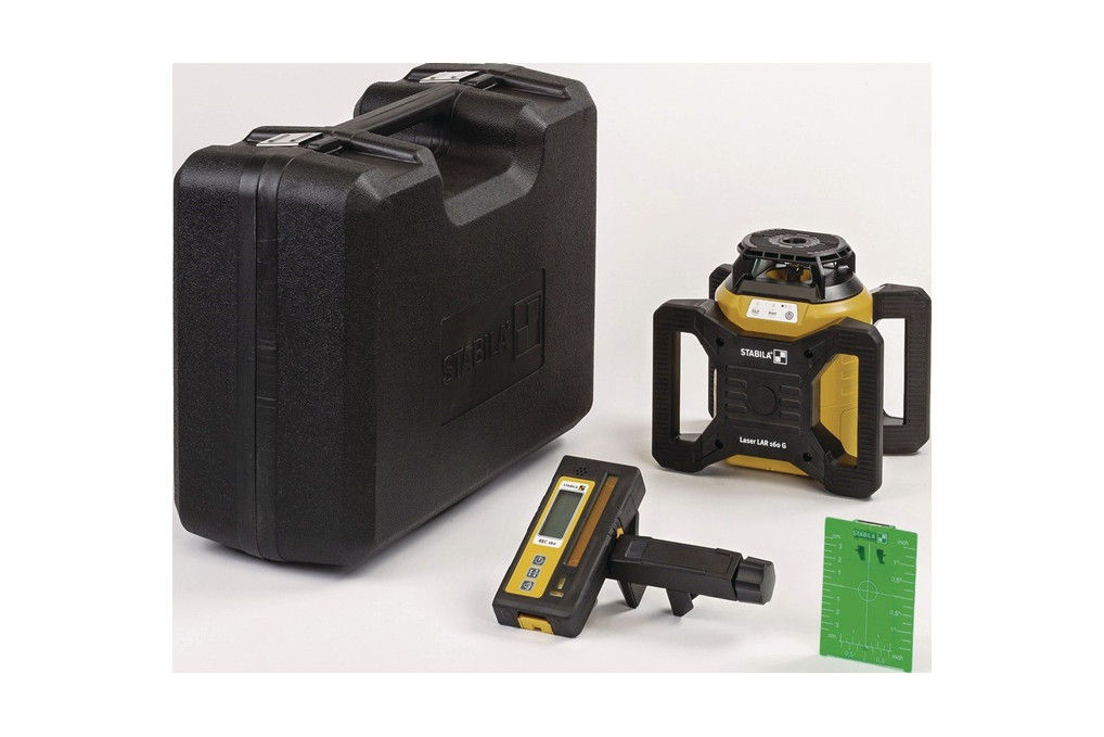 Rotationslaserset LAR 160 G 600m 4 tlg.± 5Grad STABILA