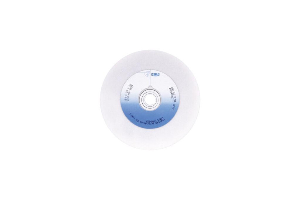 Schleifbockscheibe Ø200xB25x51mm 80 Form 1 89A 80 L5A V217 Edelkorund TYROLIT