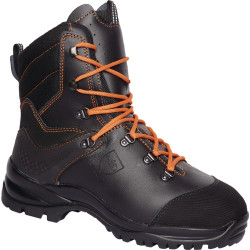 Forstsicherheitsstiefel KAILASH Gr.42 schwarz orange GlattlederS3 HRO CI HI SRC