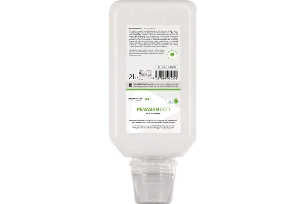Handreinigung Pevasan ECO 2l ph hautneutral Softflasche PAUL VOORMANN Handreinigung Pevasan ECO 2l ph hautneutral Softflasche PAUL VOORMANN