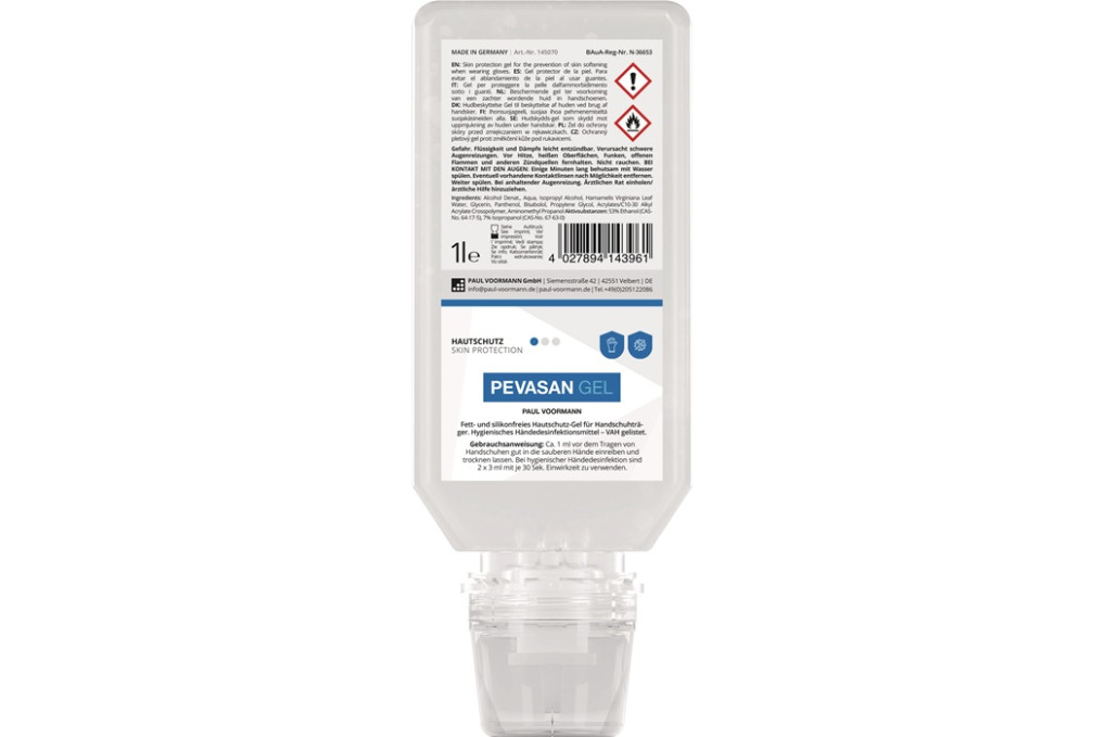 Hautschutz Pevasan Gel 1l Softflasche PAUL VOORMANN Hautschutz Pevasan Gel 1l Softflasche PAUL VOORMANN