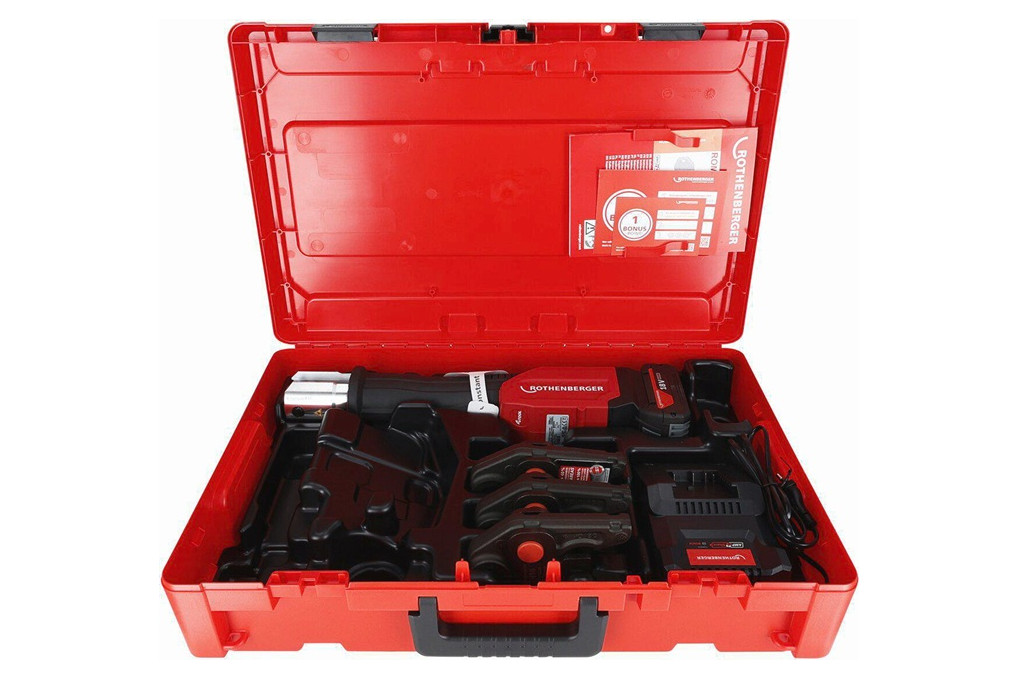 Akkupressmaschine ROMAX 4000 Basic Set AMPShare Akku,Ladegerät TH 16,20,26mm 4Ah