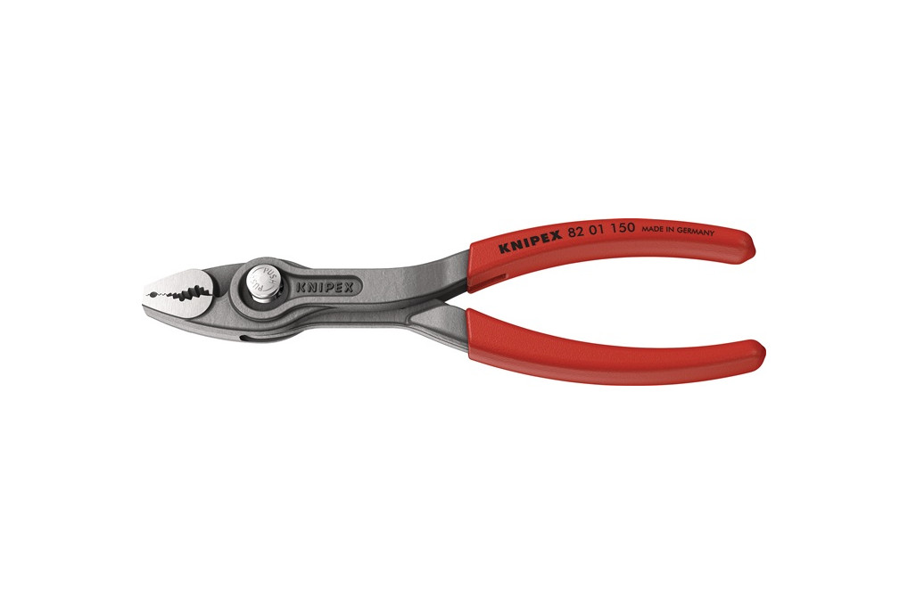 Frontgreifzange TwinGrip L.150mm pol.Ku. Überzug schwarz atram.KNIPEX