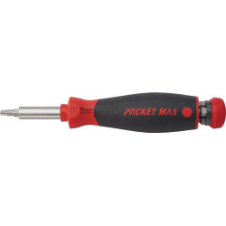 Magazinbithalter Bitmagazin PocketMax® mechanik 8 tlg.Schlitz PH PZD TORX® WIHA
