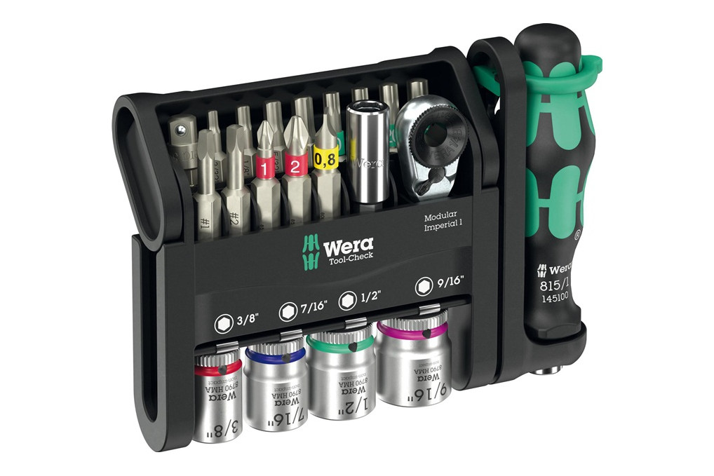 Bitsortiment Tool Check Modular Imperial 1 21 tlg.WERA Bitsortiment Tool Check Modular Imperial 1 21 tlg.WERA