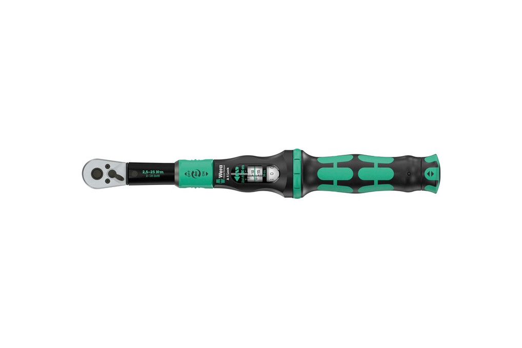 Drehmomentschlüssel Click Torque Lock A 5 1 4 Zoll 2,5 25 Nm WERA