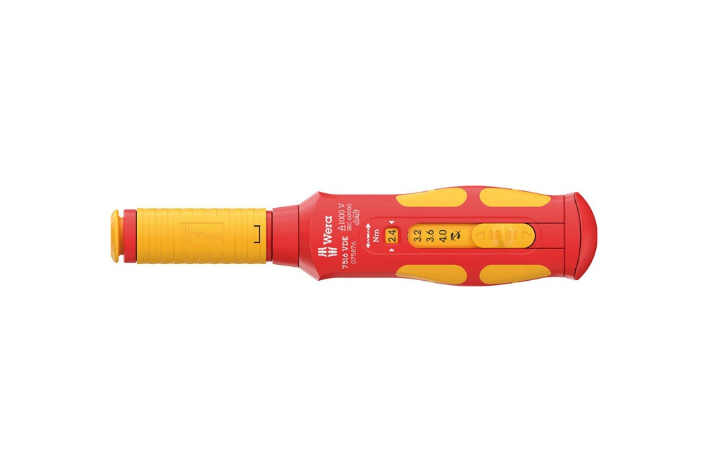 Drehmomentschraubendreher 7516 VDE Kraftform Safe Torque Speed 9mm WERA