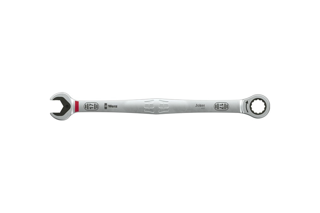 Maulringratschenschlüssel 6007 Joker SW 17mm L.304,5mm WERA