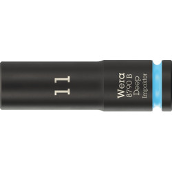 Steckschlüsseleinsatz 8790 B Impaktor Deep 3 8 Zoll 11mm L.63mm WERA Steckschlüsseleinsatz 8790 B Impaktor Deep 3 8 Zoll 11mm L.63mm WERA