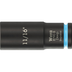 Steckschlüsseleinsatz 8790 B Impaktor Deep 3 8 Zoll 11 16 Zoll L.63mm WERA