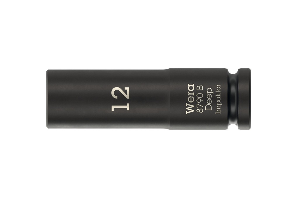 Steckschlüsseleinsatz 8790 B Impaktor Deep 3 8 Zoll 12mm L.63mm WERA
