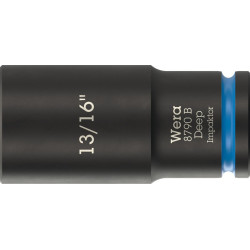 Steckschlüsseleinsatz 8790 B Impaktor Deep 3 8 Zoll 13 16 Zoll L.63mm WERA