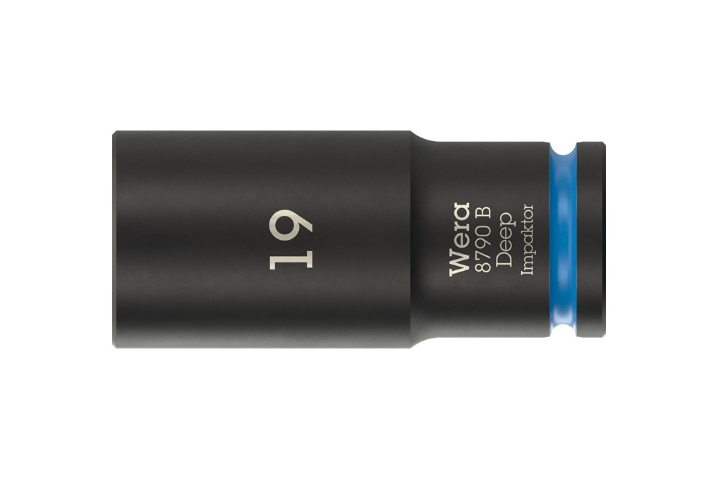 Steckschlüsseleinsatz 8790 B Impaktor Deep 3 8 Zoll 19mm L.63mm WERA