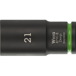 Steckschlüsseleinsatz 8790 B Impaktor Deep 3 8 Zoll 21mm L.63mm WERA