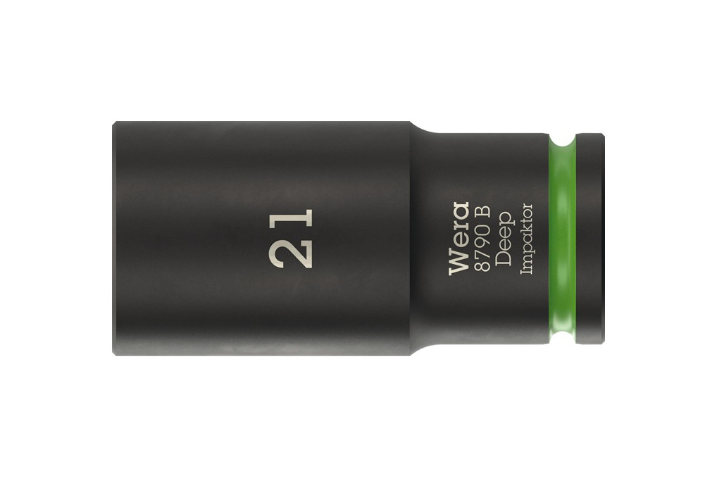 Steckschlüsseleinsatz 8790 B Impaktor Deep 3 8 Zoll 21mm L.63mm WERA Steckschlüsseleinsatz 8790 B Impaktor Deep 3 8 Zoll 21mm L.63mm WERA