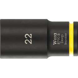 Steckschlüsseleinsatz 8790 B Impaktor Deep 3 8 Zoll 22mm L.63mm WERA