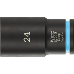 Steckschlüsseleinsatz 8790 B Impaktor Deep 3 8 Zoll 24mm L.63mm WERA