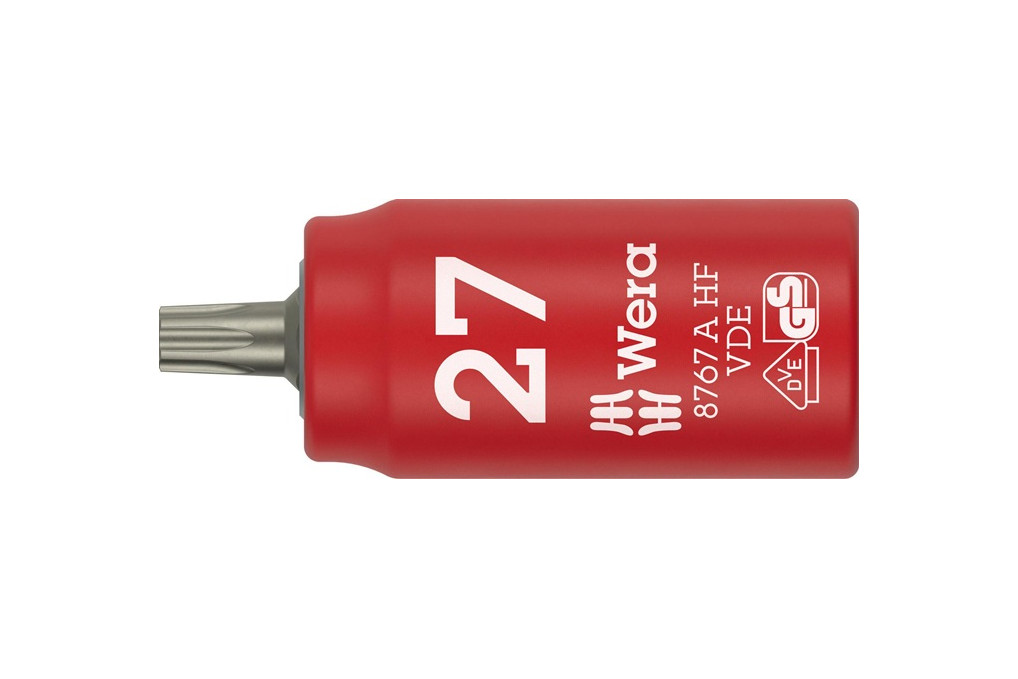 Steckschlüsseleinsatz 8767 A VDE HF 1 4 Zoll TX 27 L.36mm WERA