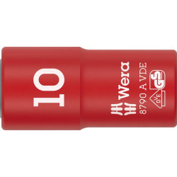 Steckschlüsseleinsatz 8790 A VDE 1 4 Zoll SW 10mm L.41mm WERA