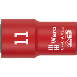 Steckschlüsseleinsatz 8790 A VDE 1 4 Zoll SW 11mm L.41mm WERA