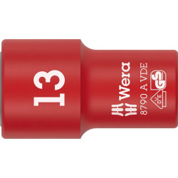 Steckschlüsseleinsatz 8790 A VDE 1 4 Zoll SW 13mm L.41mm WERA