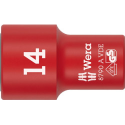 Steckschlüsseleinsatz 8790 A VDE 1 4 Zoll SW 14mm L.41mm WERA