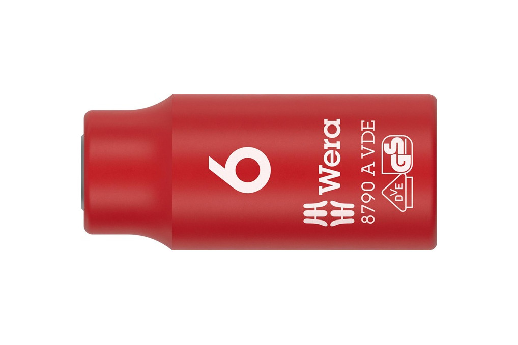 Steckschlüsseleinsatz 8790 A VDE 1 4 Zoll SW 6mm L.41mm WERA