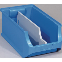 Trennw.ProfiPlus f.Stapelsichtboxen H.125mm PS grau ALLIT