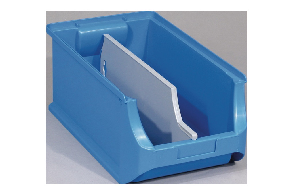 Trennw.ProfiPlus f.Stapelsichtboxen H.125mm PS grau ALLIT