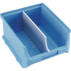 Trennw.f.Sichtlagerboxen ProfiPlus Gr.2B H.72mm Polystyrol grau ALLIT