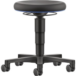 Drehhocker Rl.Kunstleder schwarz Sitz H.450 650mm BIMOS Drehhocker Rl.Kunstleder schwarz Sitz H.450 650mm BIMOS
