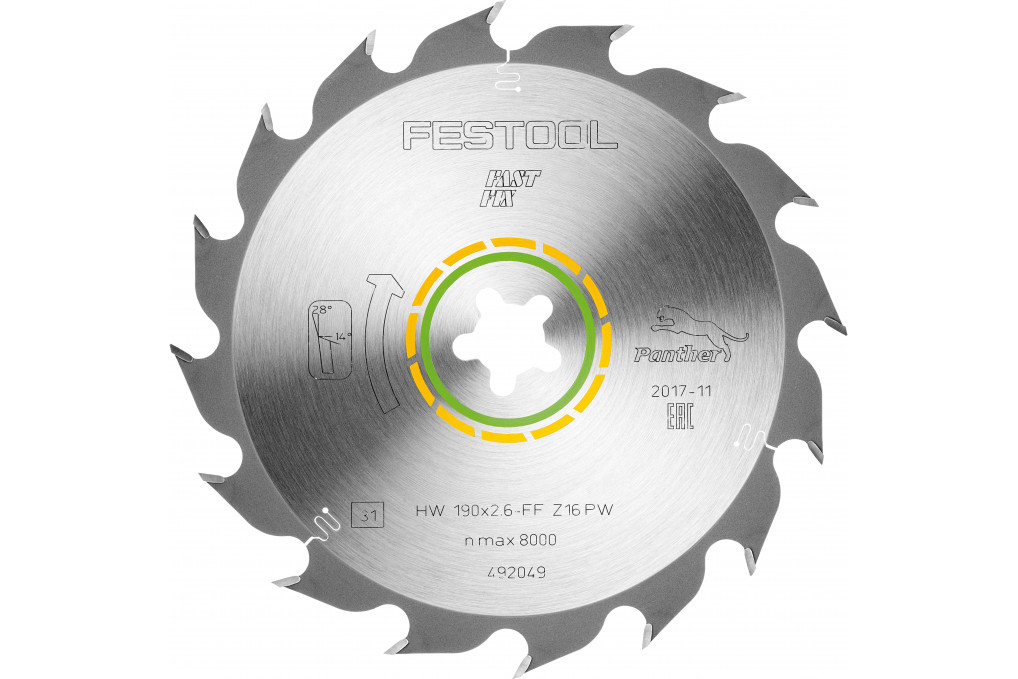 KREISSÄGEBLATT HW 190X2,6 FF