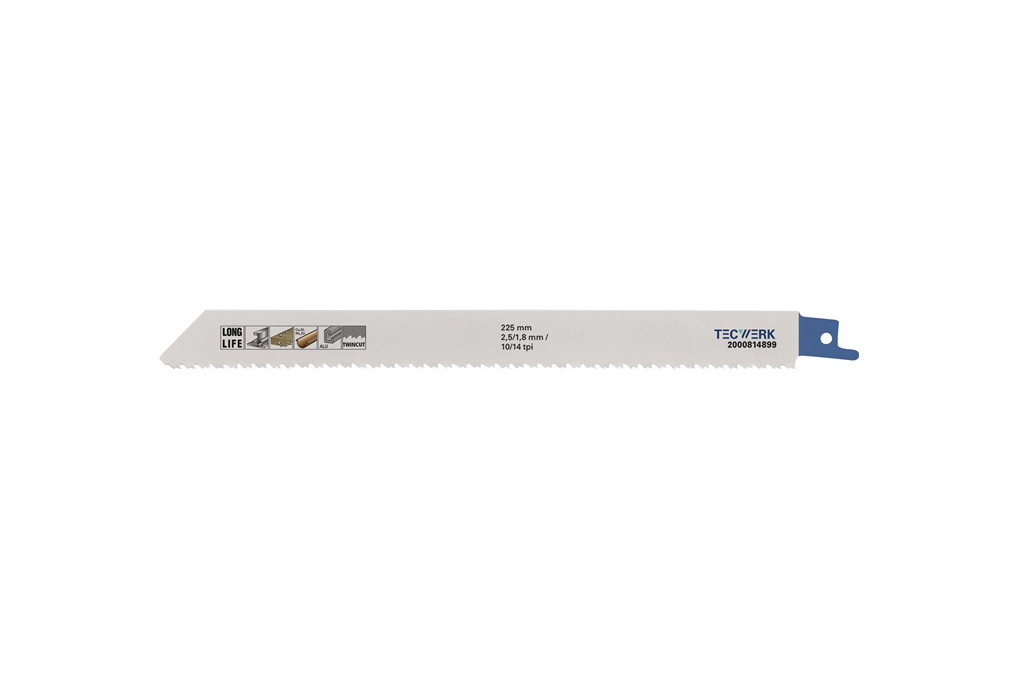 Säbelsägeblatt L.225mm B.19mm TPI 10 14 5 St. Karte TW
