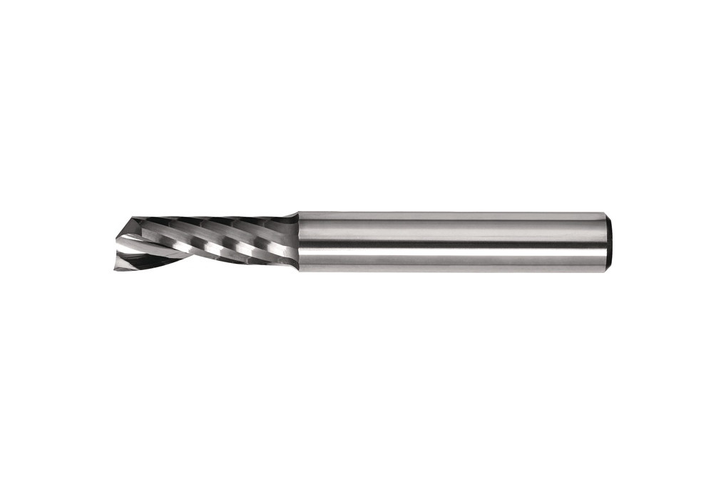 Einzahnfräser Typ W D.4mm VHM 25Grad HA Z.1 lang TECWERK
