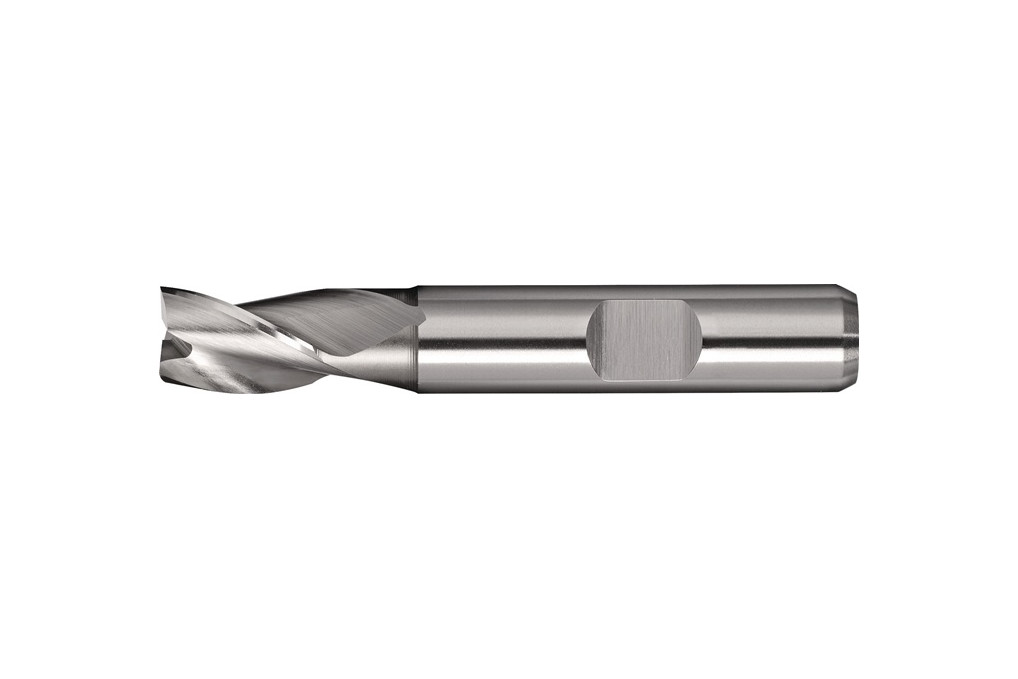 Bohrnutenfräser DIN 327 TypN D.4mm HSS Co8 Weldon Z.3 kurz TECWERK