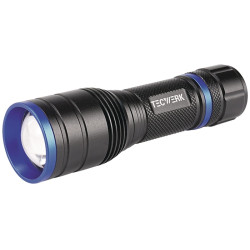 LED Taschenlampe 150 500 lm 3xAAA 100 170m schwarz TECWERK