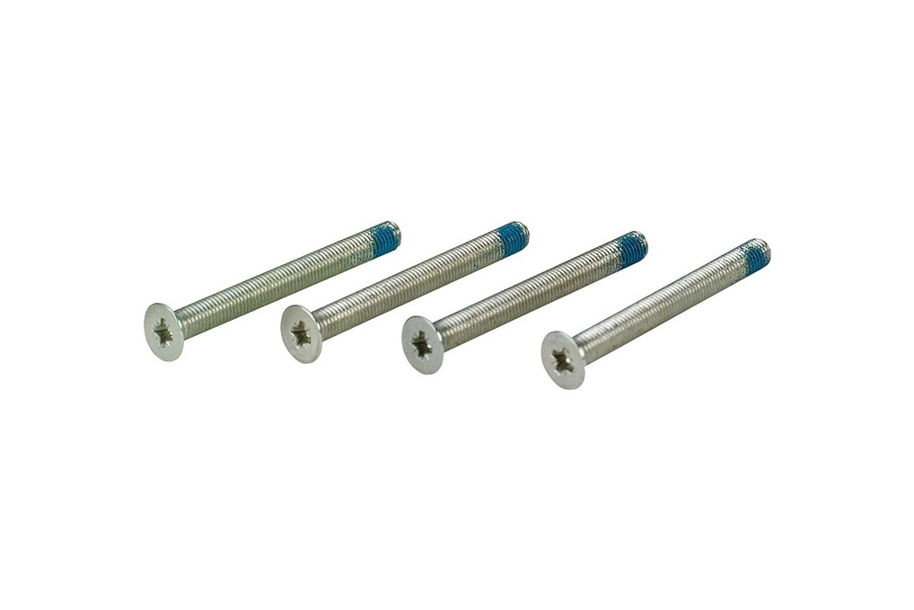 Schraubenset Türdicke 65 90mm vernickelt M4x75mm HOPPE