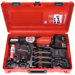 Akkupressmaschine ROMAX 4000 Basic Set CAS Akku,Ladegerät,M 15,22,28mm 4Ah