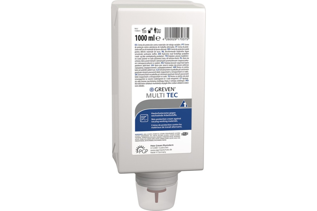 Hautschutzlotion GREVEN® MULTI TEC 1l O W Emulsion Variofl.GREVEN